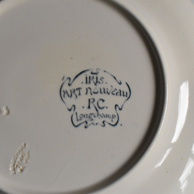 Antique Plate Longchamp Iris B