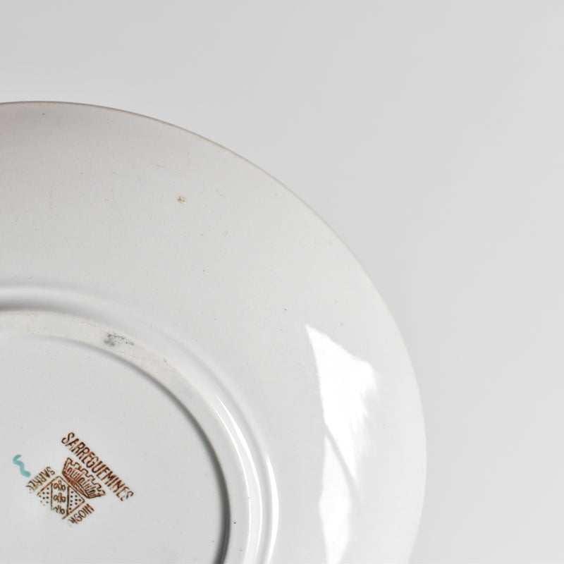 Antique Saucer Sarreguemines Kyoto D