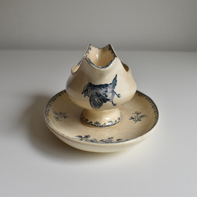 Antique Sauce Boat Digoin & Sarreguemines Favori