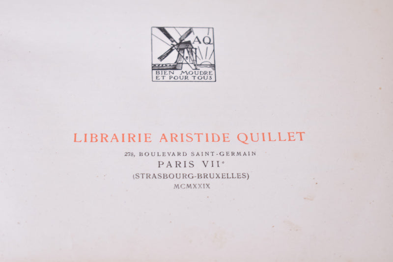 Vintage encyclopedia: Encyclopédie autodidactique Quillet I