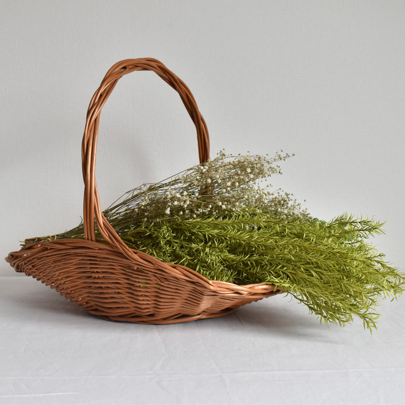 Vintage Basket Cueillette Fleur A