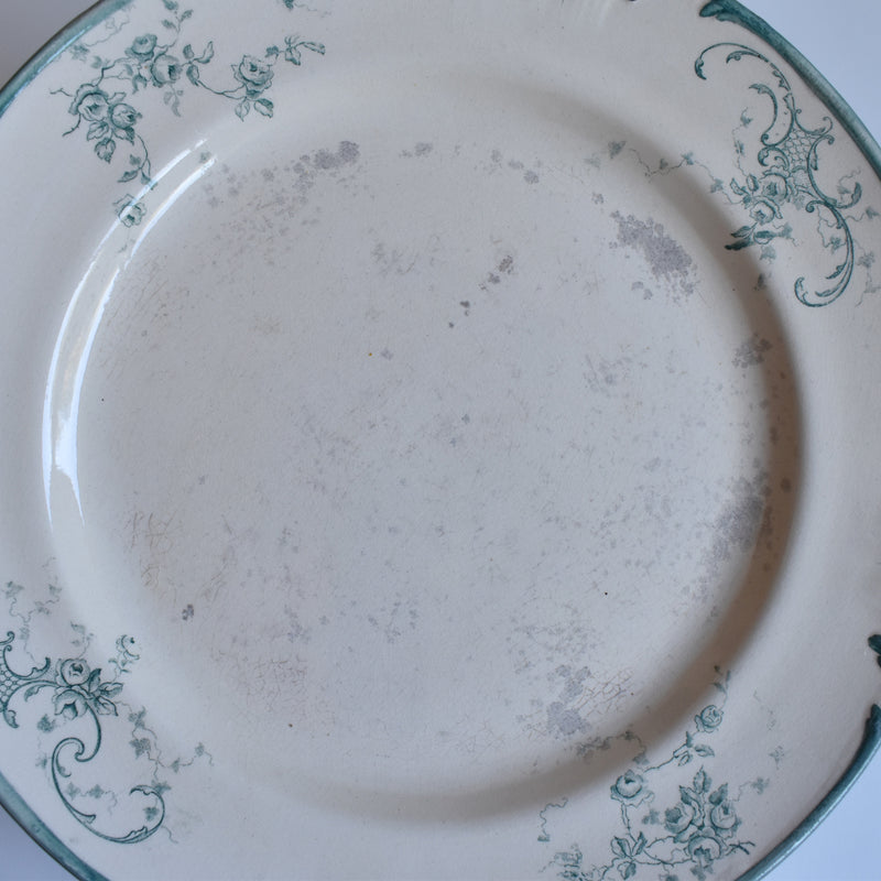 Antique Plate Longchamp Petite Roses F
