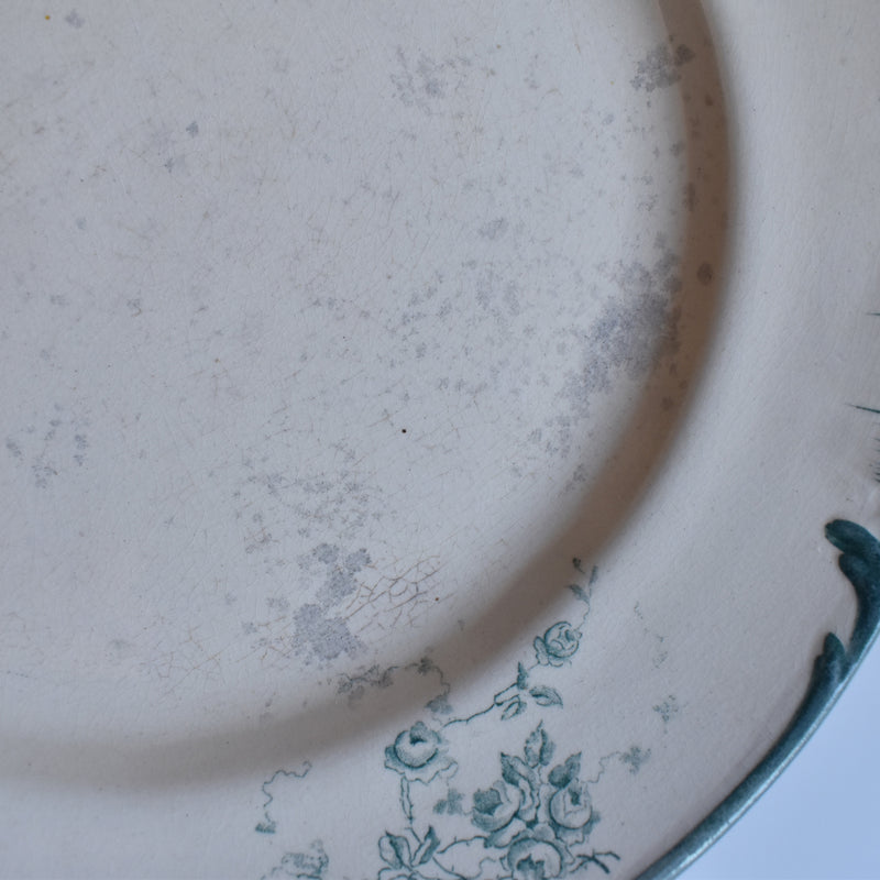 Antique Plate Longchamp Petite Roses F