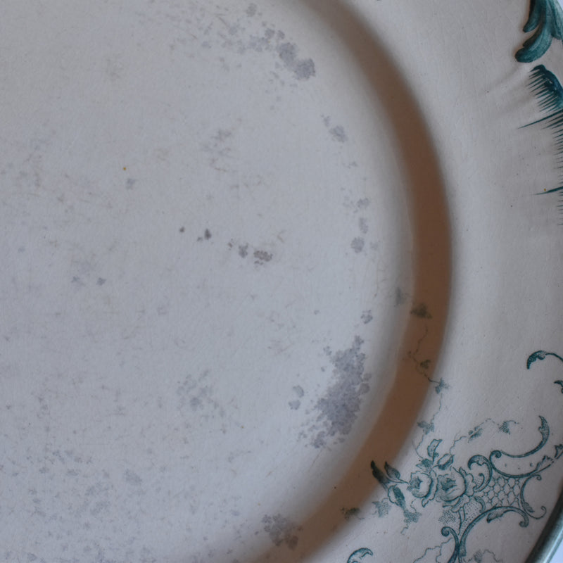 Antique Plate Longchamp Petite Roses F