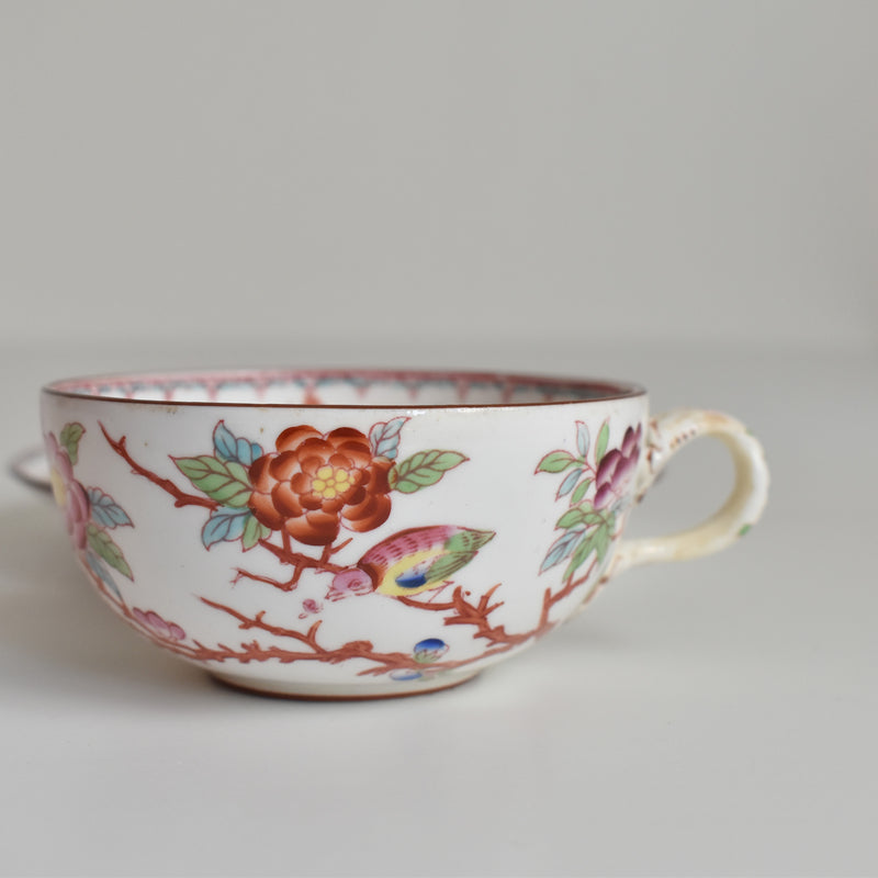 Antique Cup & Saucer Sarreguemines Minton 252 I