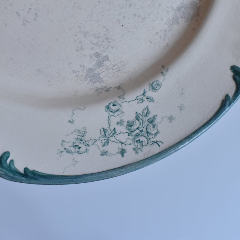 Antique Plate Longchamp Petite Roses F