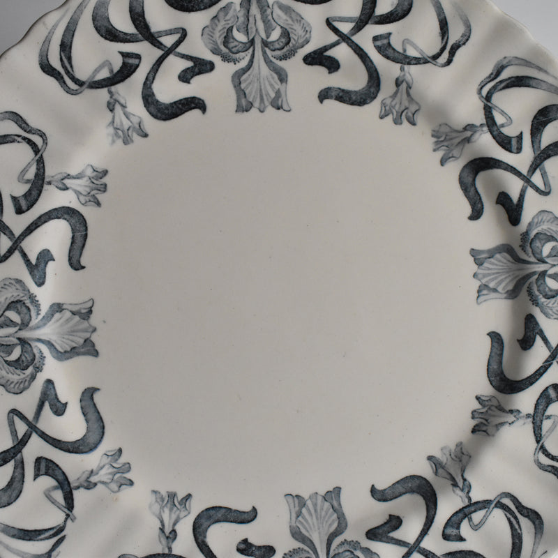 Antique Plate Longchamp Iris B