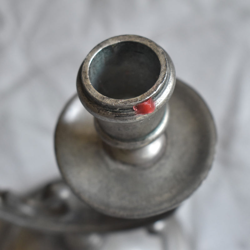 ピューター　キャンドルホルダー　2点セット