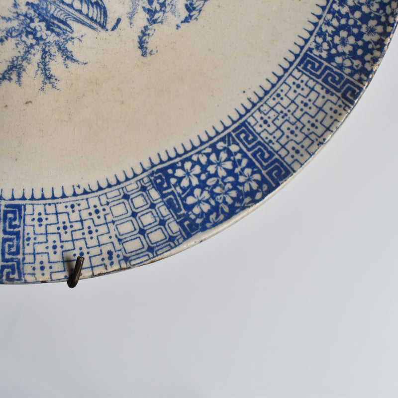 Antique Dessert Plate, Lunéville Dentelle
