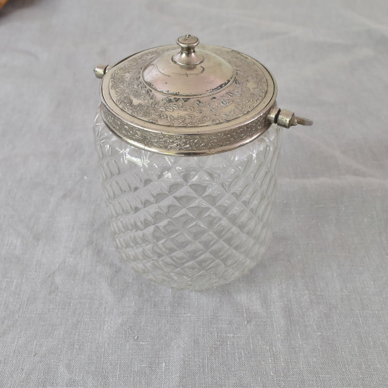 ガラス　ビスケットジャー　A