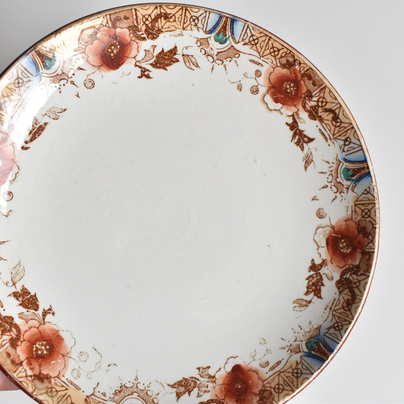 Antique saucer Sarreguemines Kyoto E