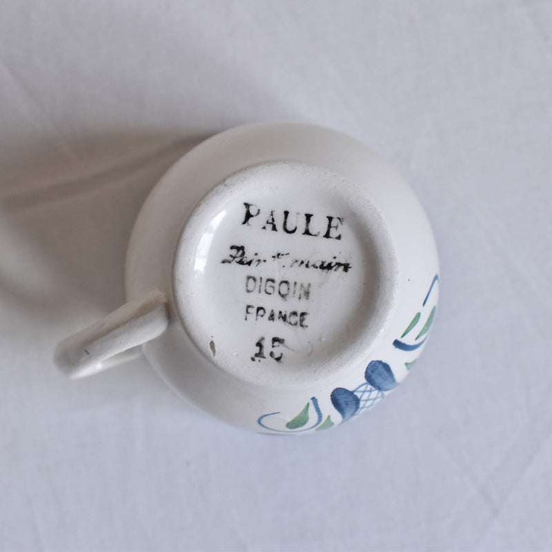 Vintage Cup - Digoin & Sarreguemines "Paule C"