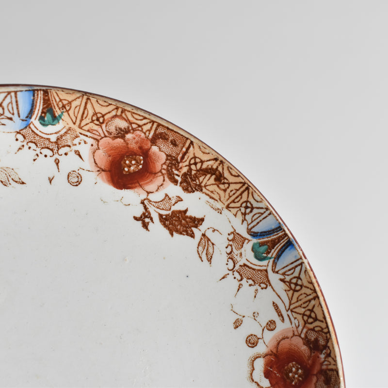 Antique saucer Sarreguemines Kyoto E