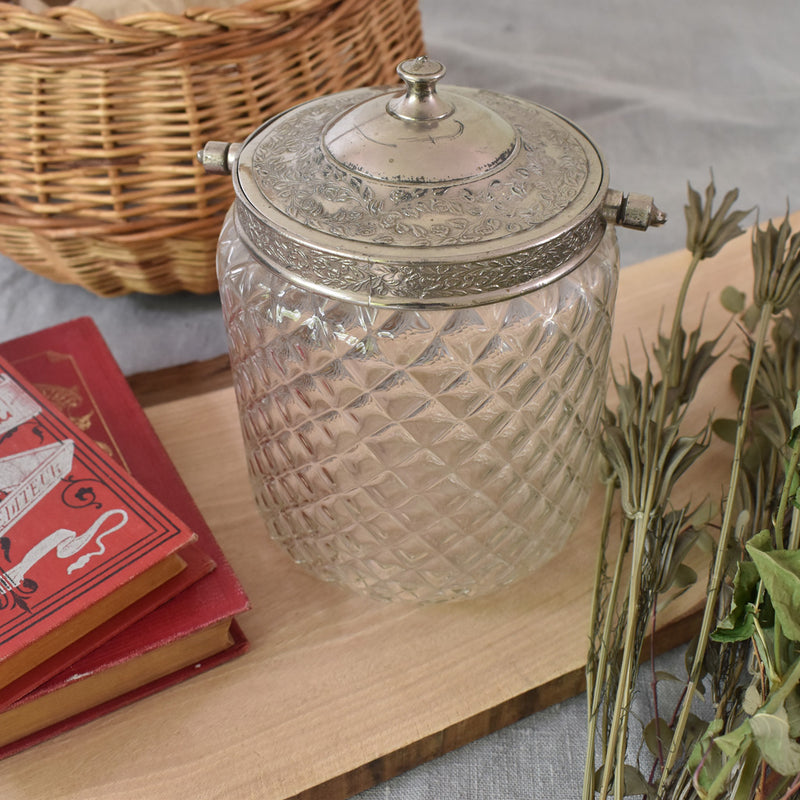 ガラス　ビスケットジャー　A