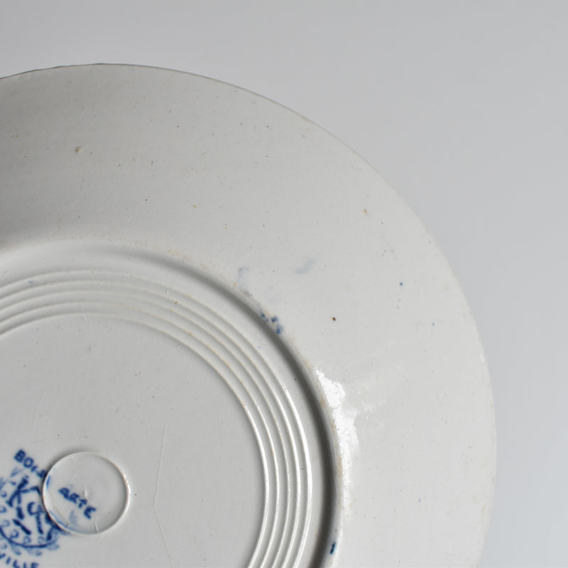 Antique Deep Plate, K&G Luneville Bonaparte A