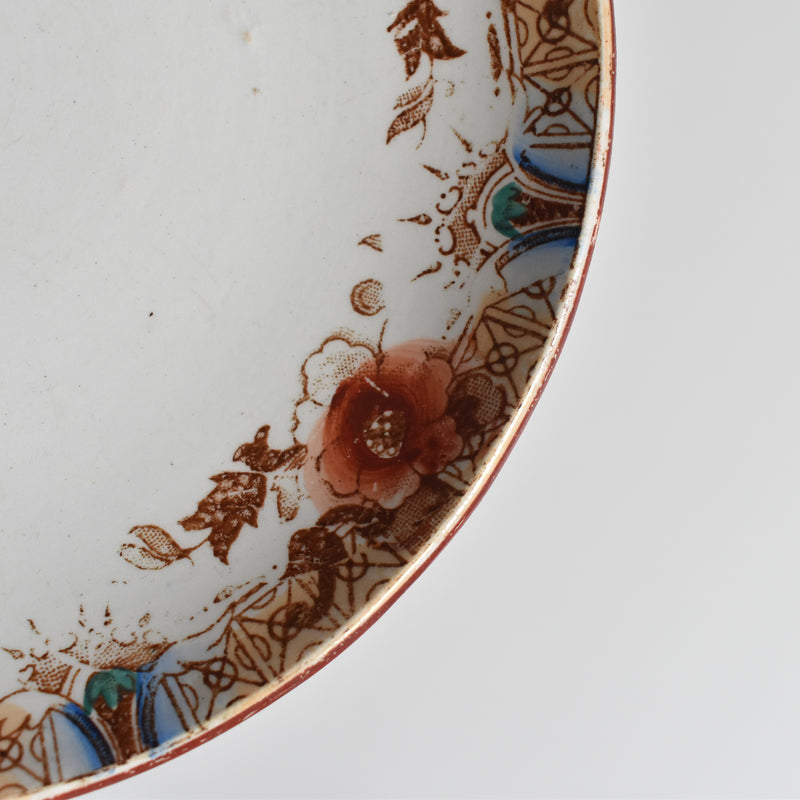 Antique saucer Sarreguemines Kyoto E
