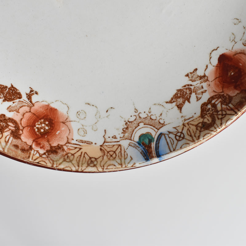 Antique saucer Sarreguemines Kyoto E