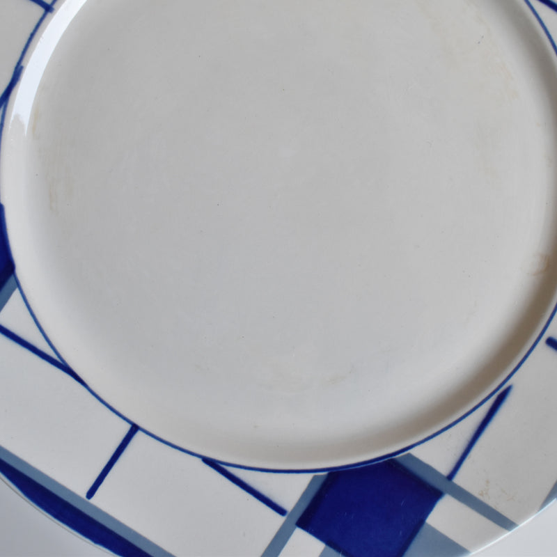 Vintage Plate Digoin & Sarreguemines Efel J
