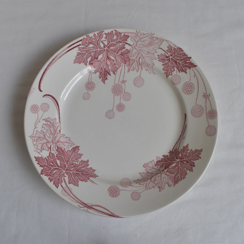 Antique Plate K&G Luneville Platane G