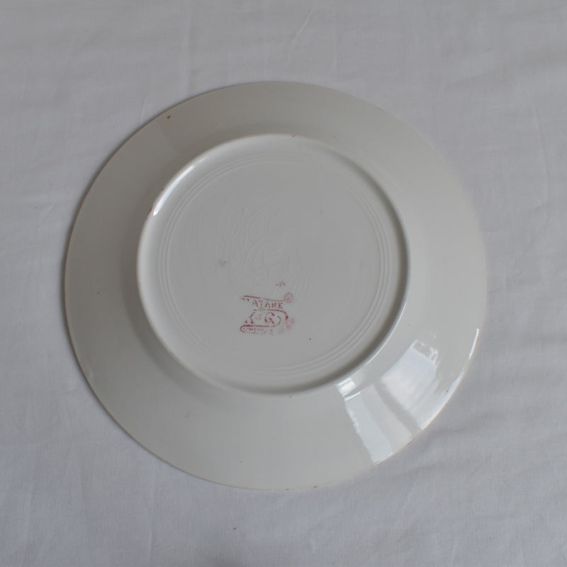 Antique Plate K&G Luneville Platane G