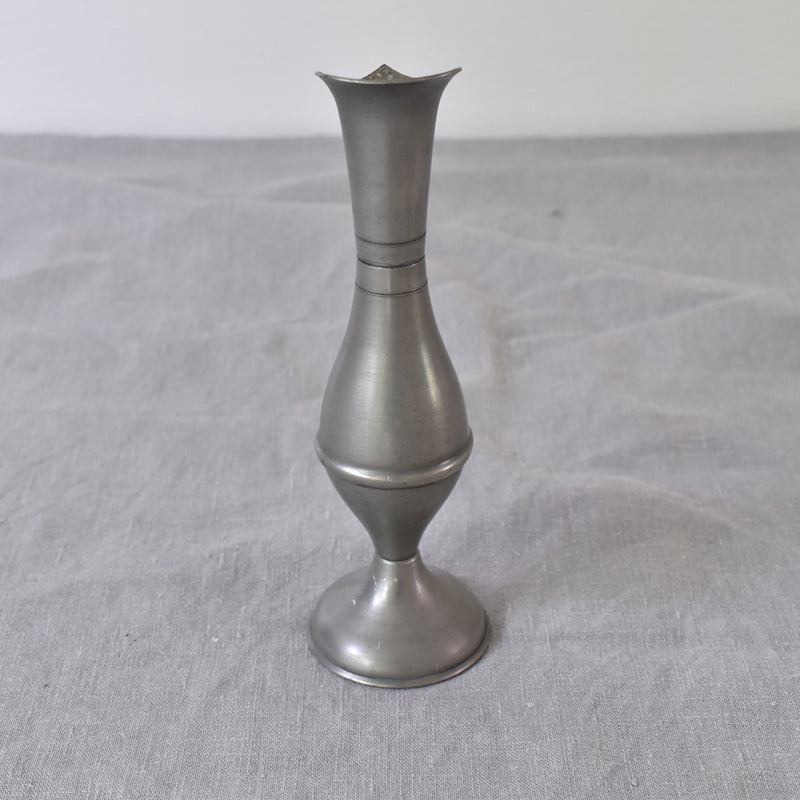 Pewter Single Flower Vase A