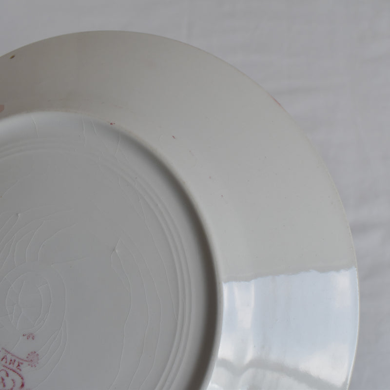 Antique Plate K&G Luneville Platane G