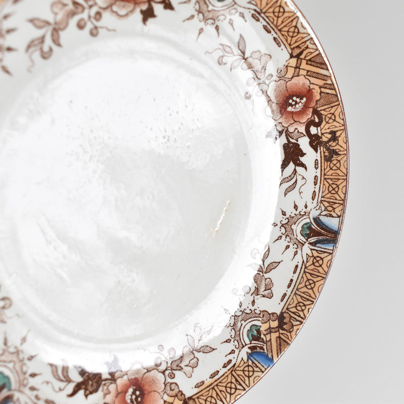 Antique saucer Sarreguemines Kyoto F