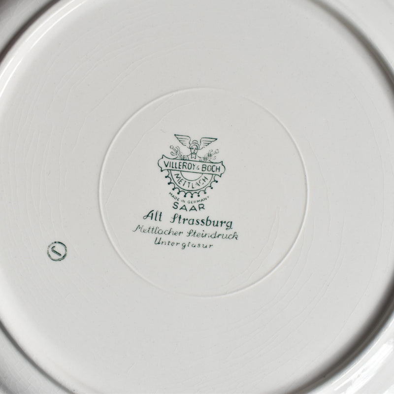 Vintage Plate Villeroy & Boch Alt Strassburg B