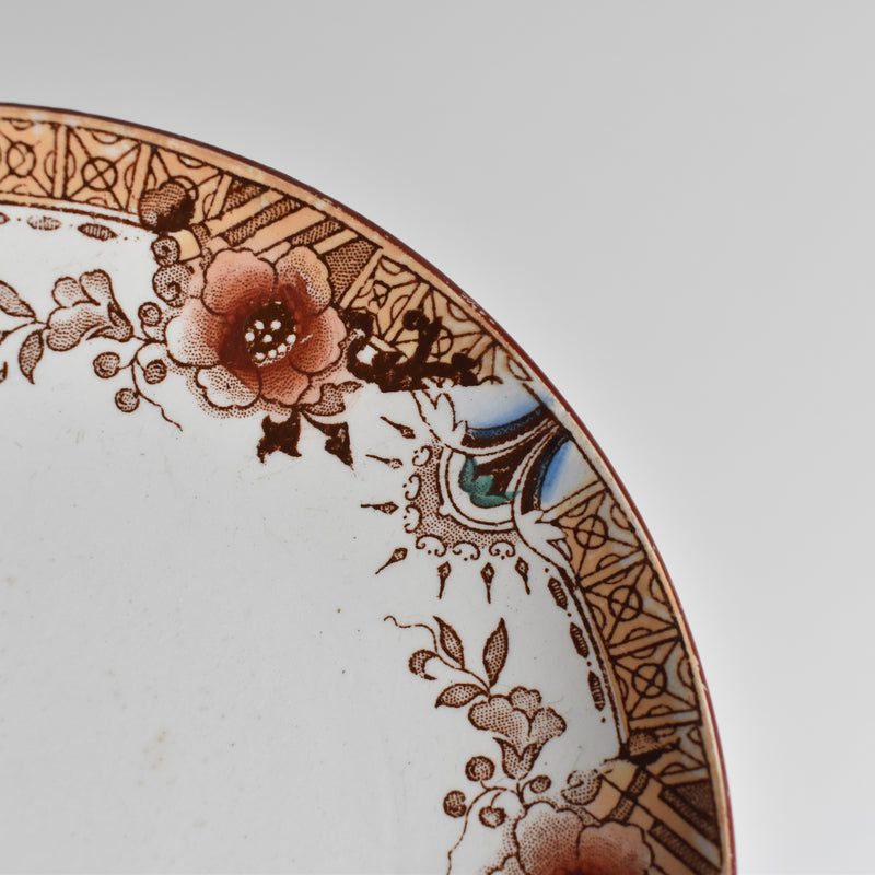 Antique saucer Sarreguemines Kyoto F