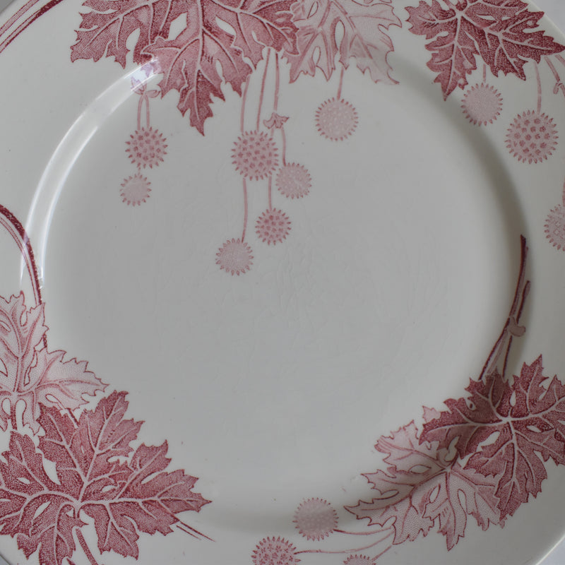 Antique Plate K&G Luneville Platane G