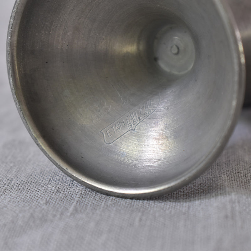 Pewter Single Flower Vase A