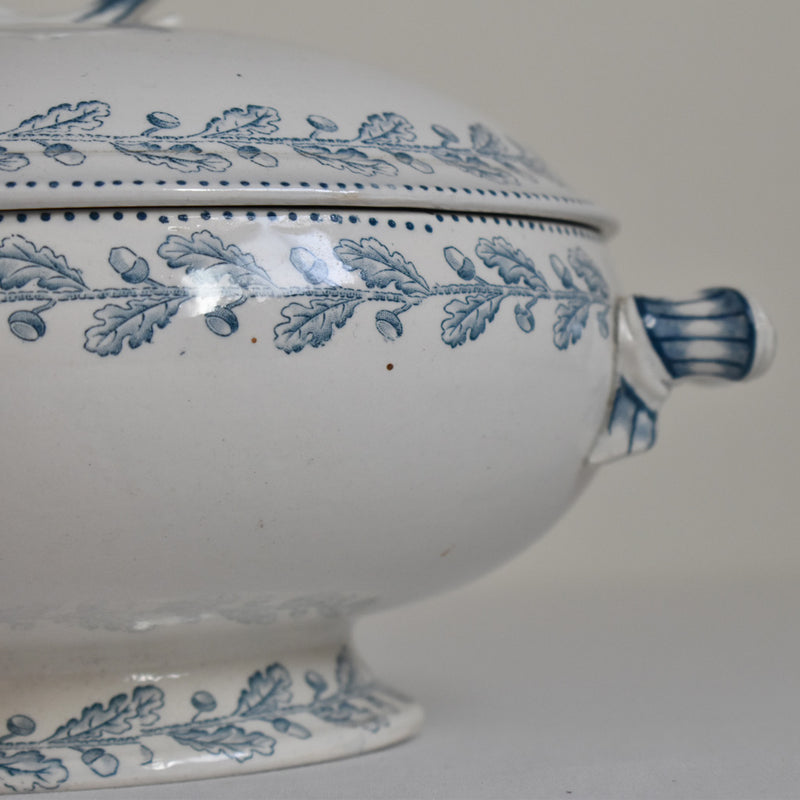 Antique Soup Tureen - U&C Sarreguemines - Chêne