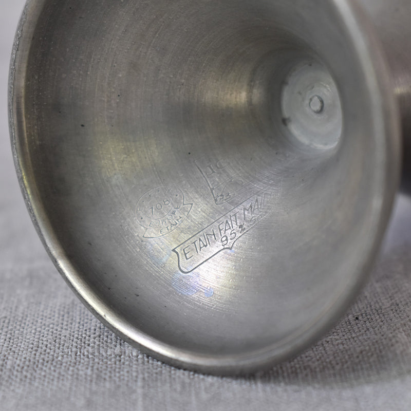 Pewter Single Flower Vase A