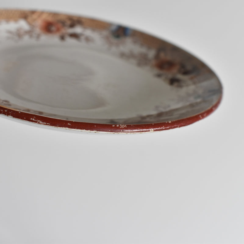 Antique saucer Sarreguemines Kyoto F