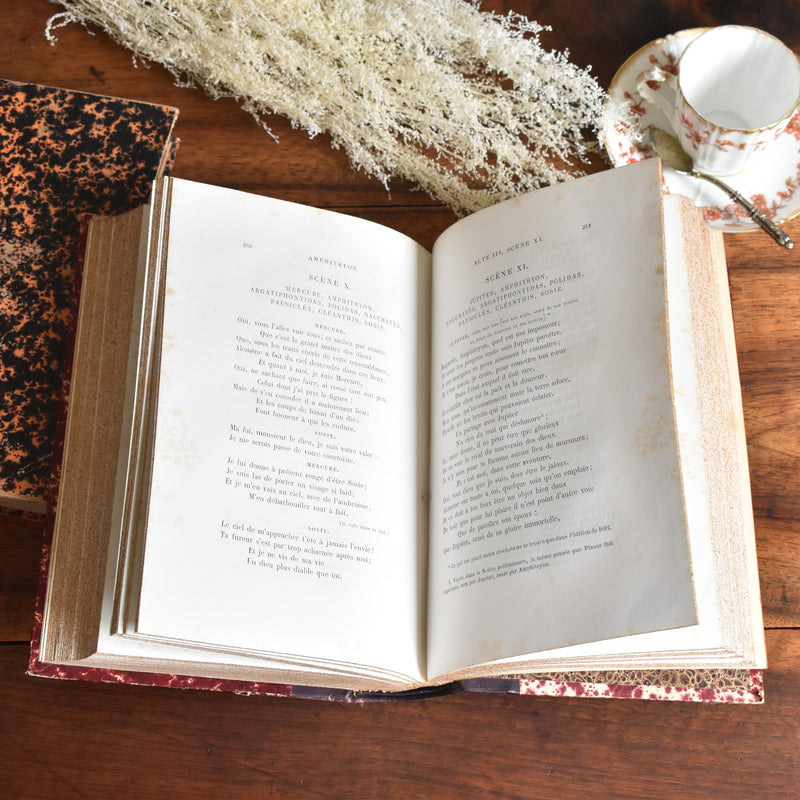 アンティーク本 moliere "Oeuvres completes tome 8"