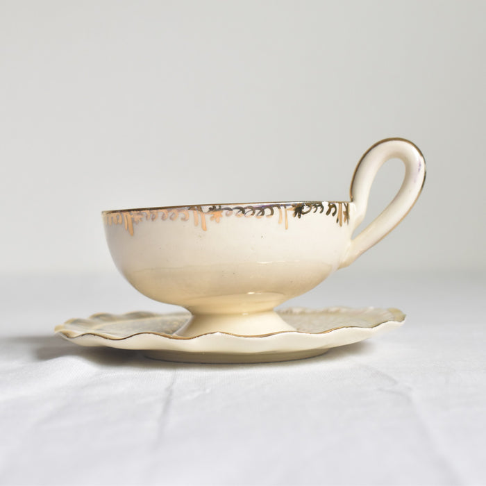 ア.ドラサンヴァル A.Dressinval コーヒーカップ＆ソーサー ホワイト A