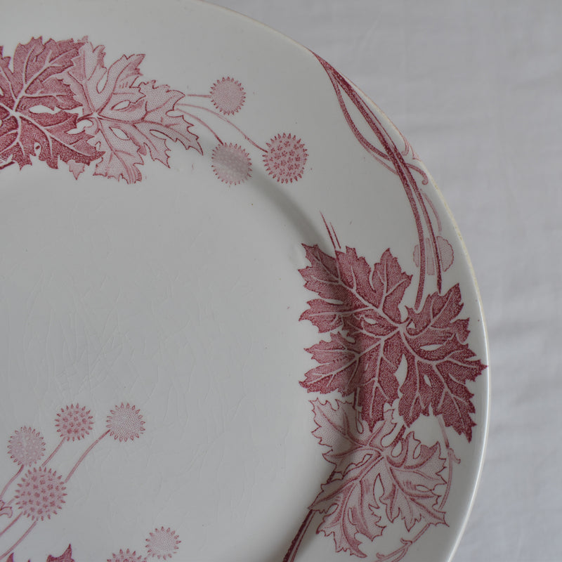 Antique Plate K&G Luneville Platane G