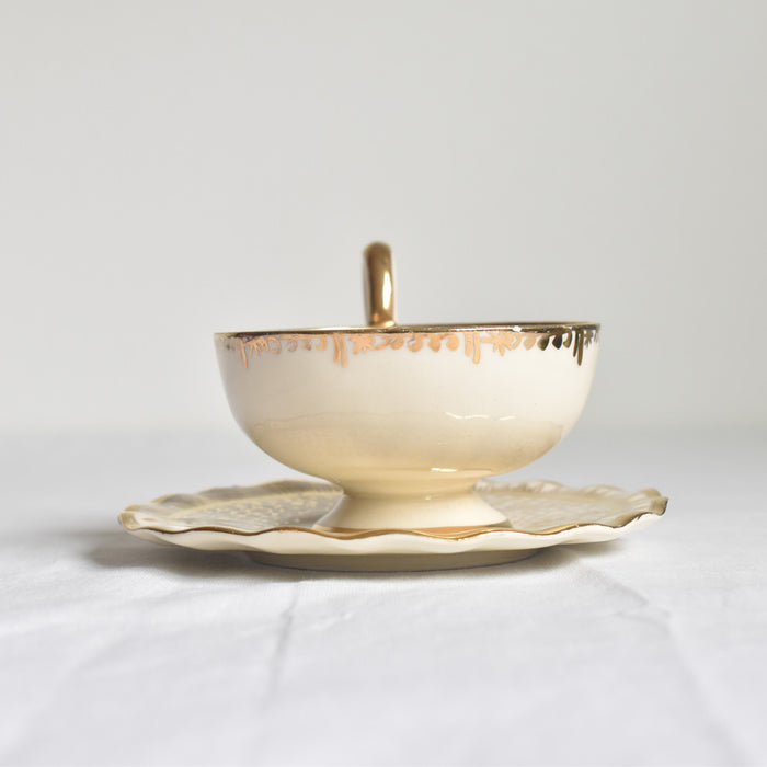 ア.ドラサンヴァル A.Dressinval コーヒーカップ＆ソーサー ホワイト A