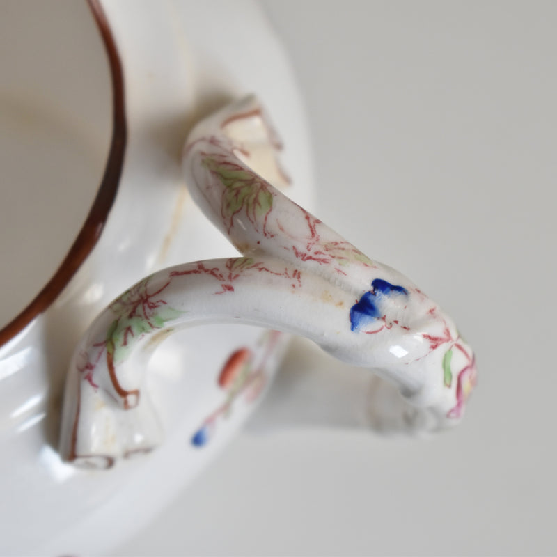 Antique Creamer, Sarreguemines Minton 252
