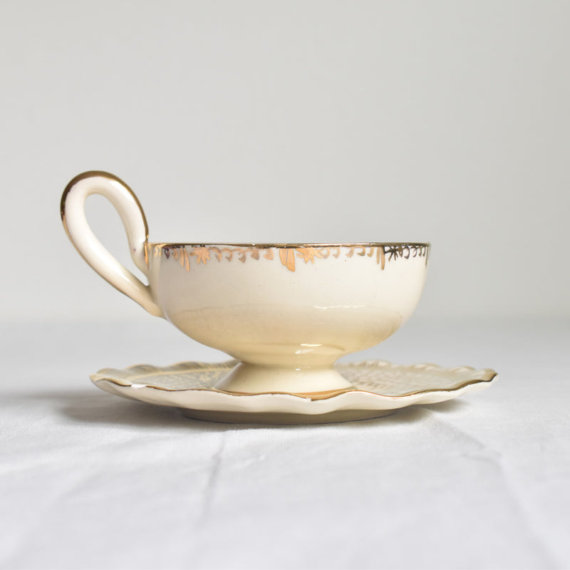 ア.ドラサンヴァル A.Dressinval コーヒーカップ＆ソーサー ホワイト A