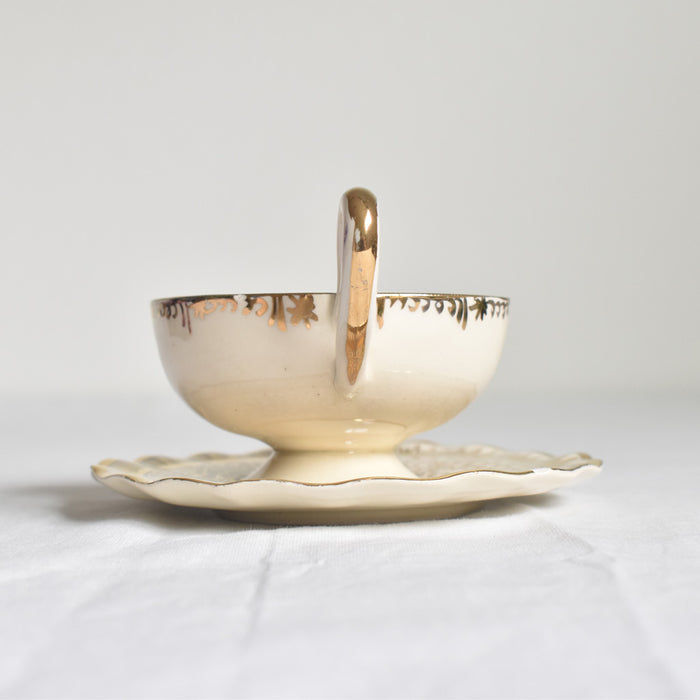 ア.ドラサンヴァル A.Dressinval コーヒーカップ＆ソーサー ホワイト A