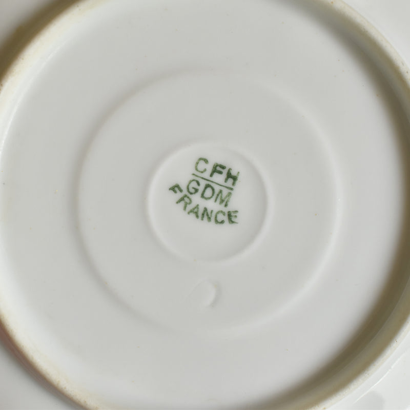Antique Cup & Saucer CFH/GDM (Haviland) A