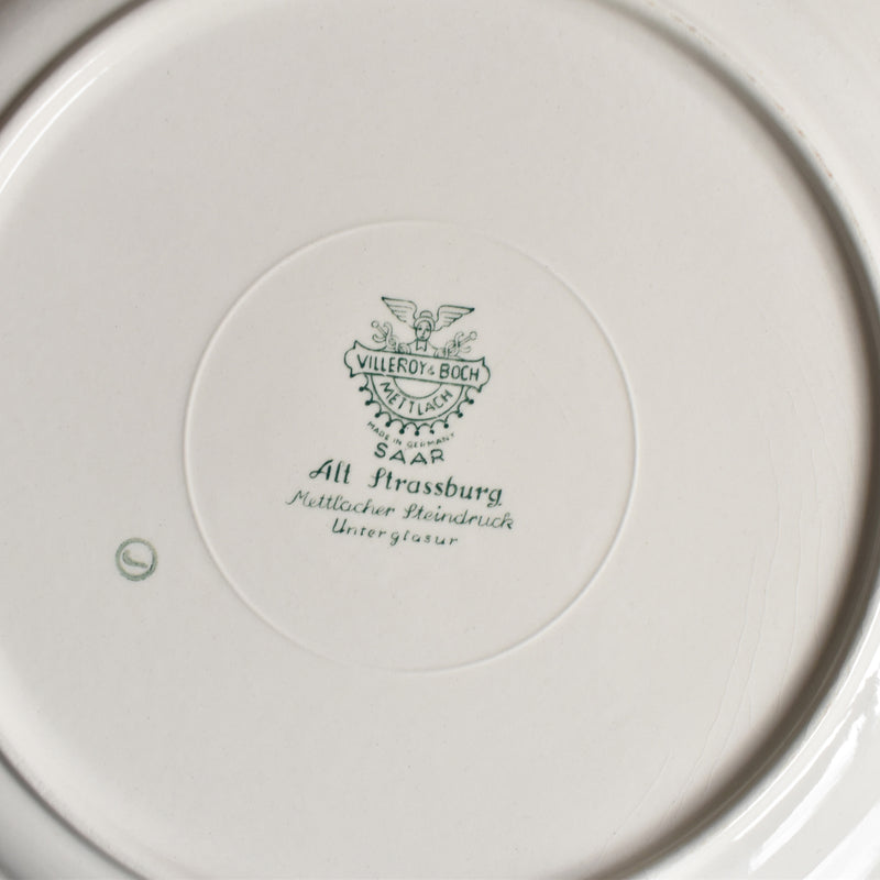 Vintage Plate Villeroy & Boch Alt Strassburg C