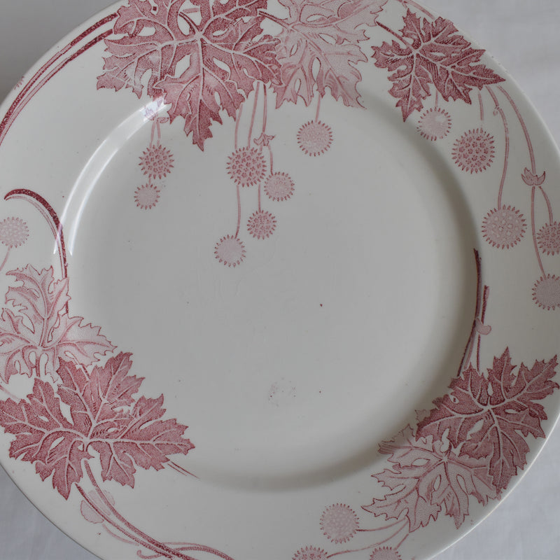 Antique Plate K&G Lunéville Platane H