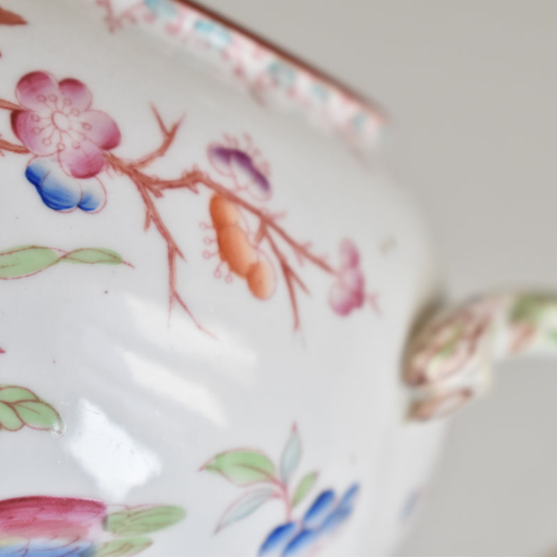 Antique Sugar Pot Sarreguemines Minton 252