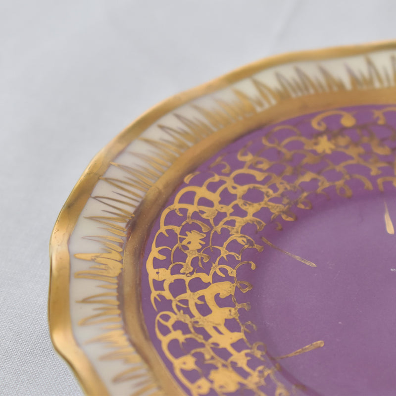 ア.ドラサンヴァル A.Dressinval コーヒーカップ＆ソーサー パープル