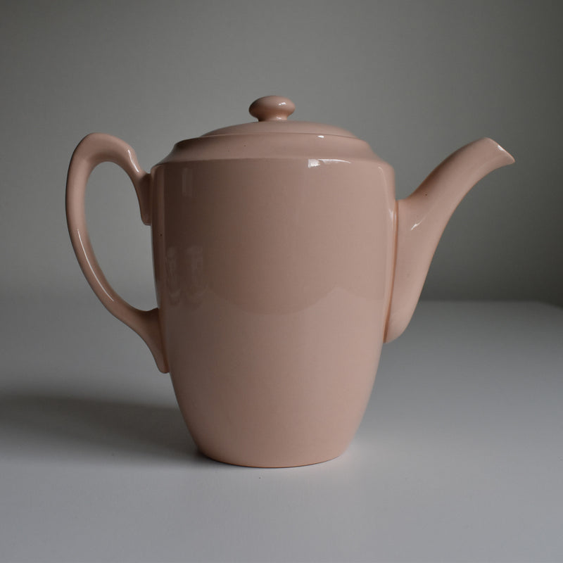 Vintage Coffee Pot Digoin & Sarreguemines Pink