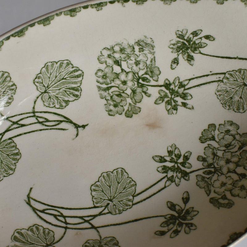 Antique Raviere U&C Sarreguemines Geranium B