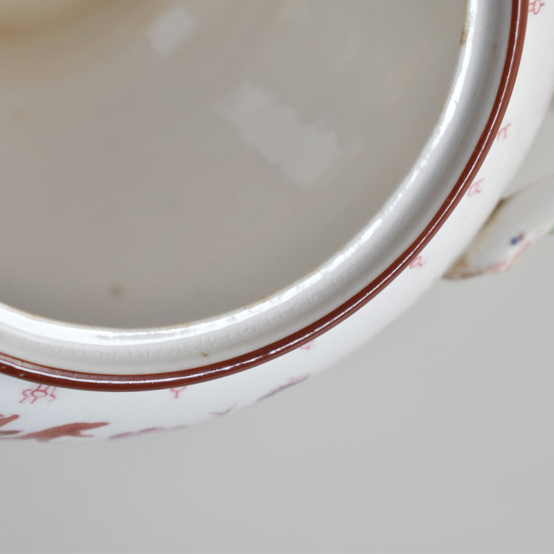 Antique Sugar Pot Sarreguemines Minton 252