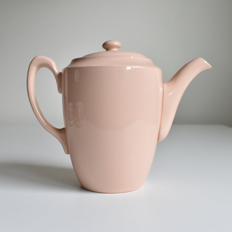Vintage Coffee Pot Digoin & Sarreguemines Pink